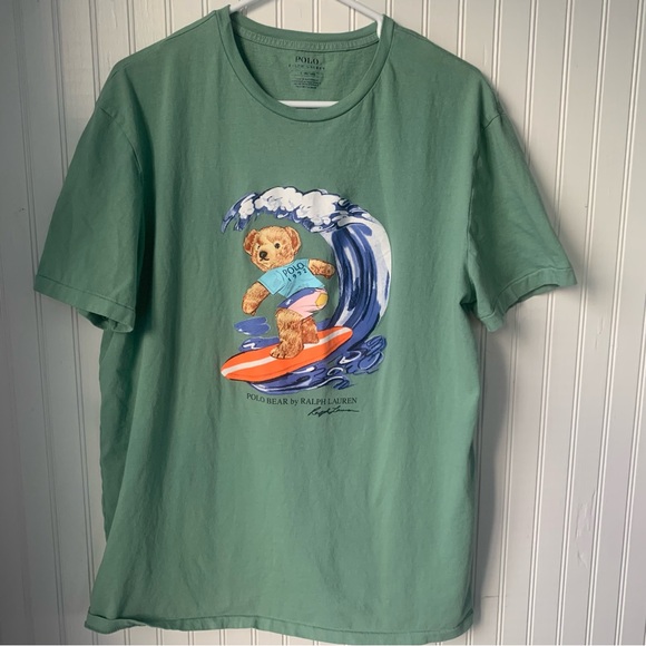 Polo by Ralph Lauren (Large) Sage Green Short Sleeve Tee - Picture 2 of 4